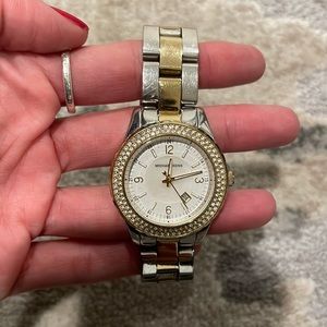 Michael Kors MK5584 Women's Two Tone Bracelet Analog Dial Quartz Watch
